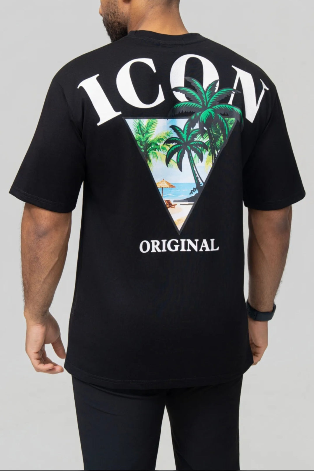 KD1721-2 T-shirt – Zomer Editie Palmboom